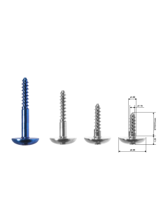13mm screws x 2, (1.6x6) -Tenting system