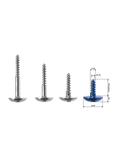 5mm screws x 2, (1.6x6) - Tenting system